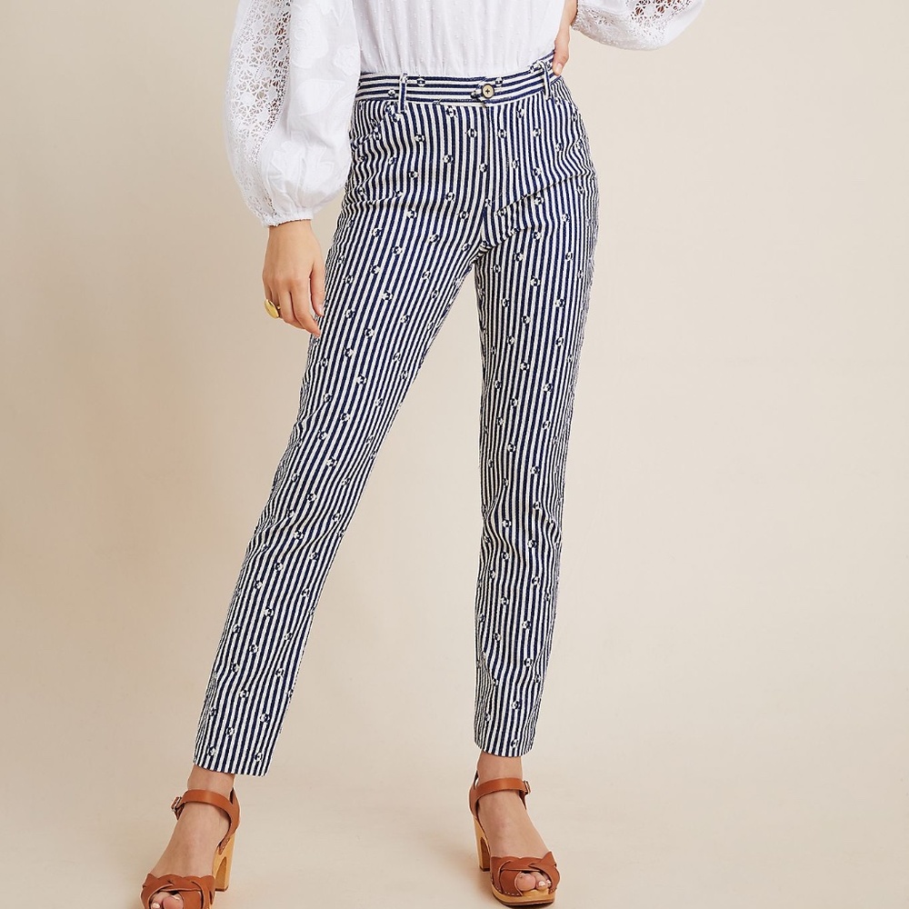 Anthropologie The Essential Slim Trousers